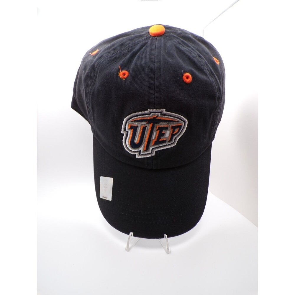 Top of the World UTEP Miners Black Orange Adjustable Baseball Cap